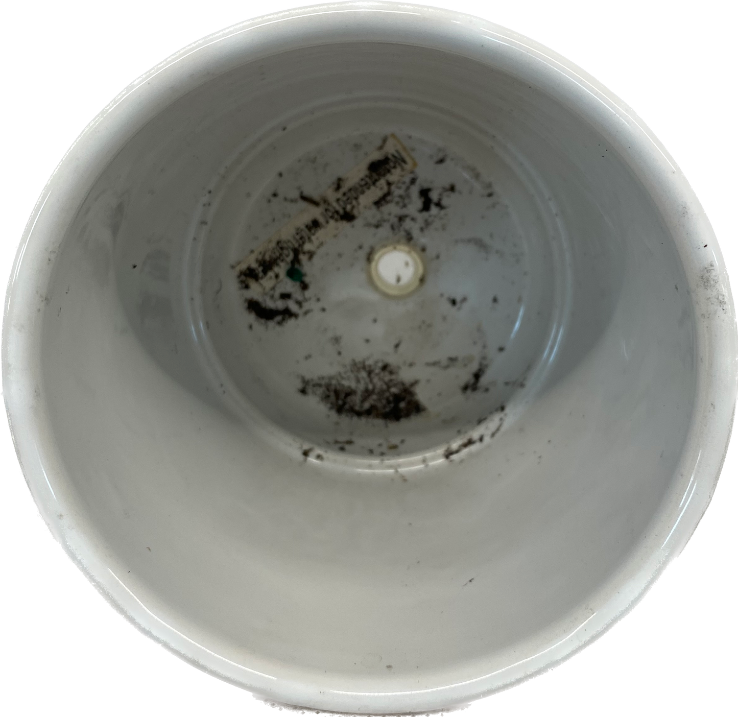 5IN CONSTELLATION FLORAL GLAZED PLANTER - BLUE AND WHITE