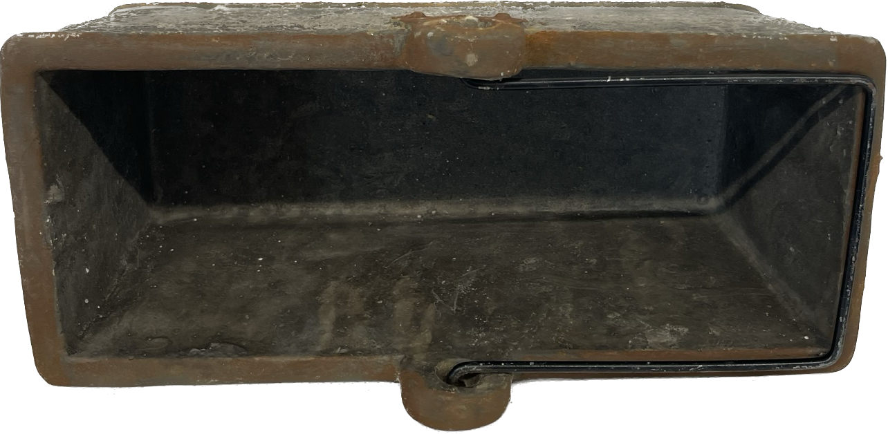 Concrete Rectangle Bucket With Handle