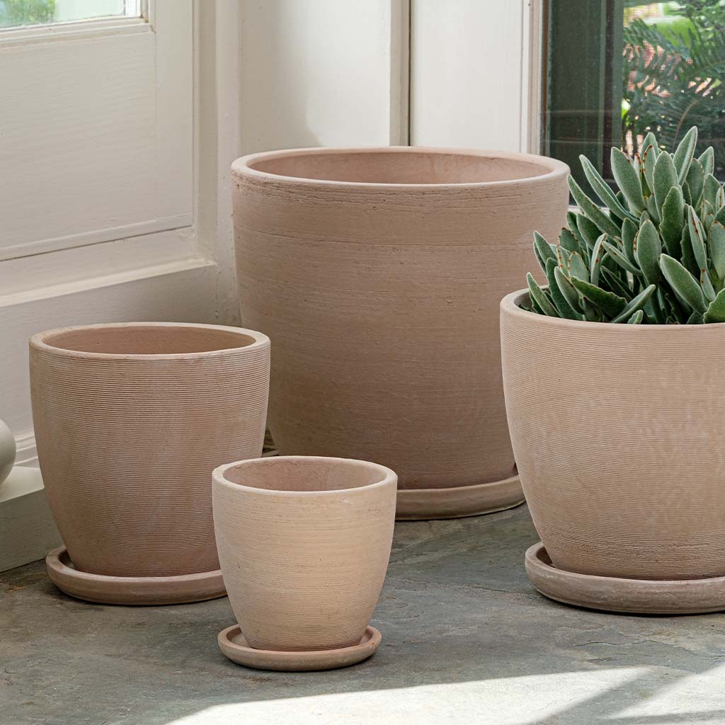 Lara Planter - Terra Cotta - Shell