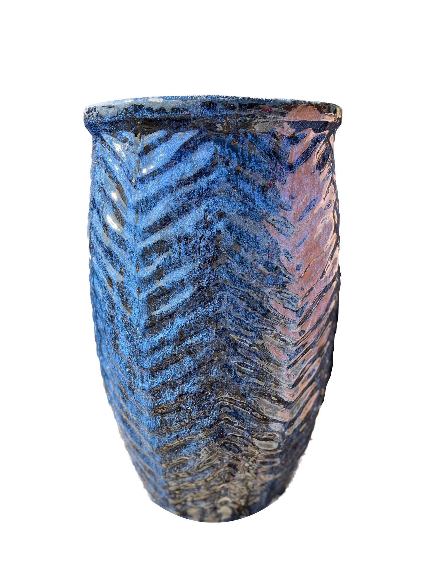 Olinda Vase - Pacific Blue