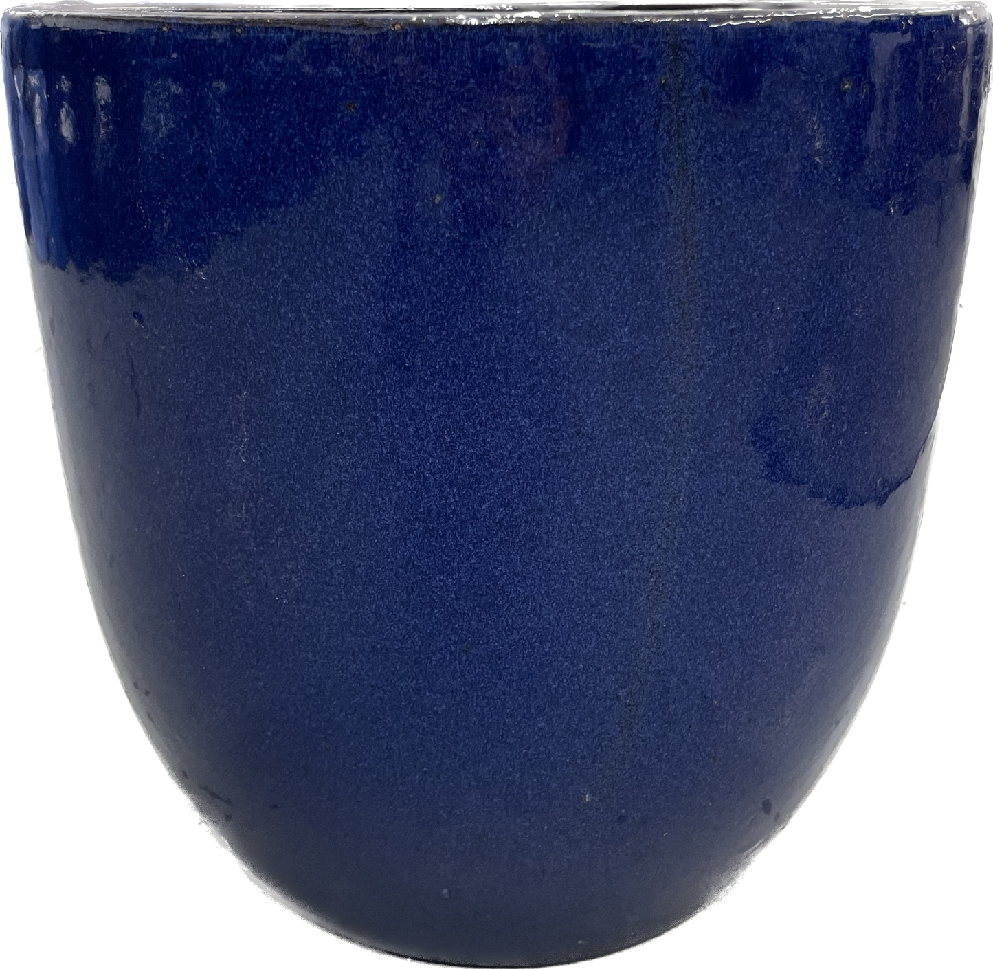 PIKA FLORAL GLAZED POT - FALLING BLUE