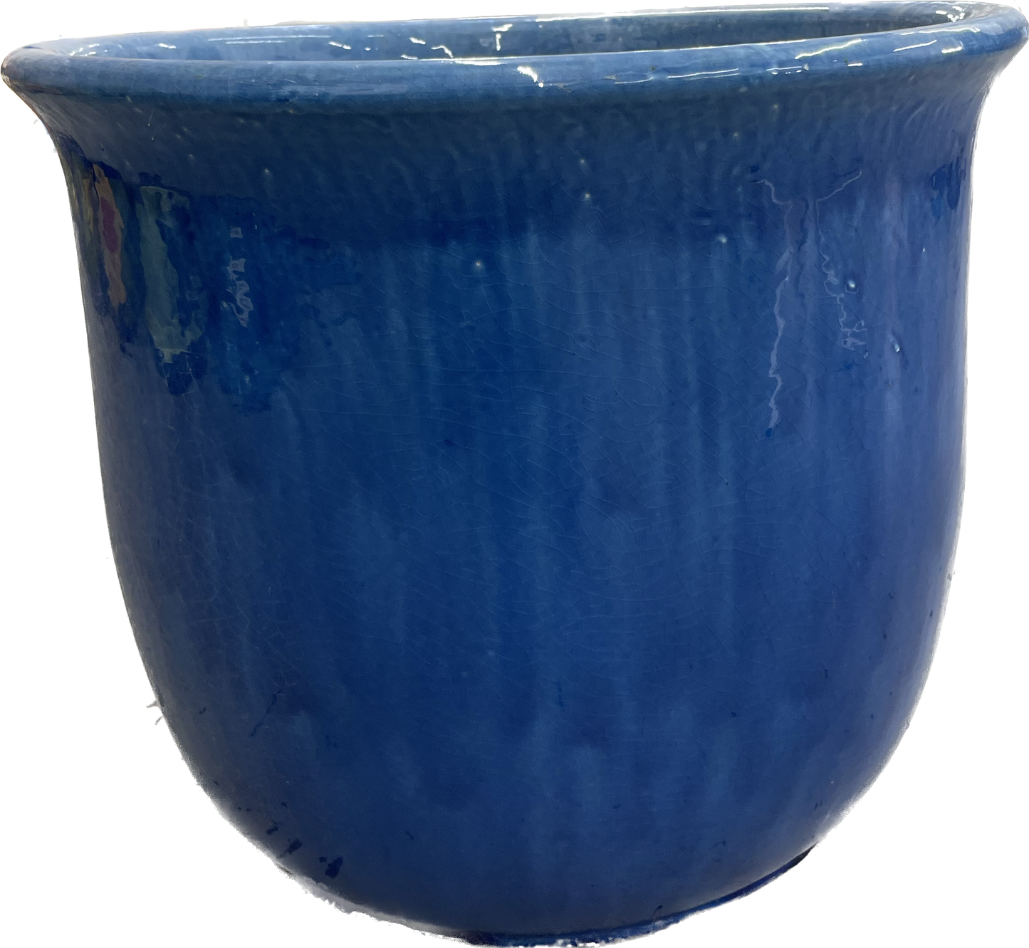 Langston Garden Planter - Crackle Navy