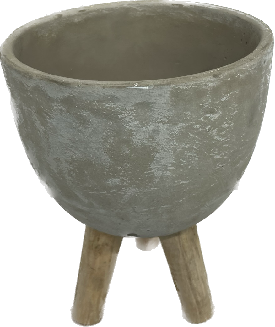 Concrete Eggs With Legs Planter