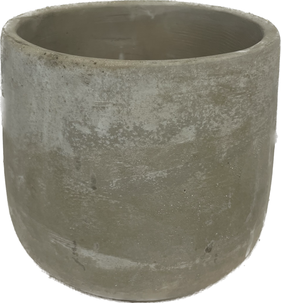 Concrete Egg Jar