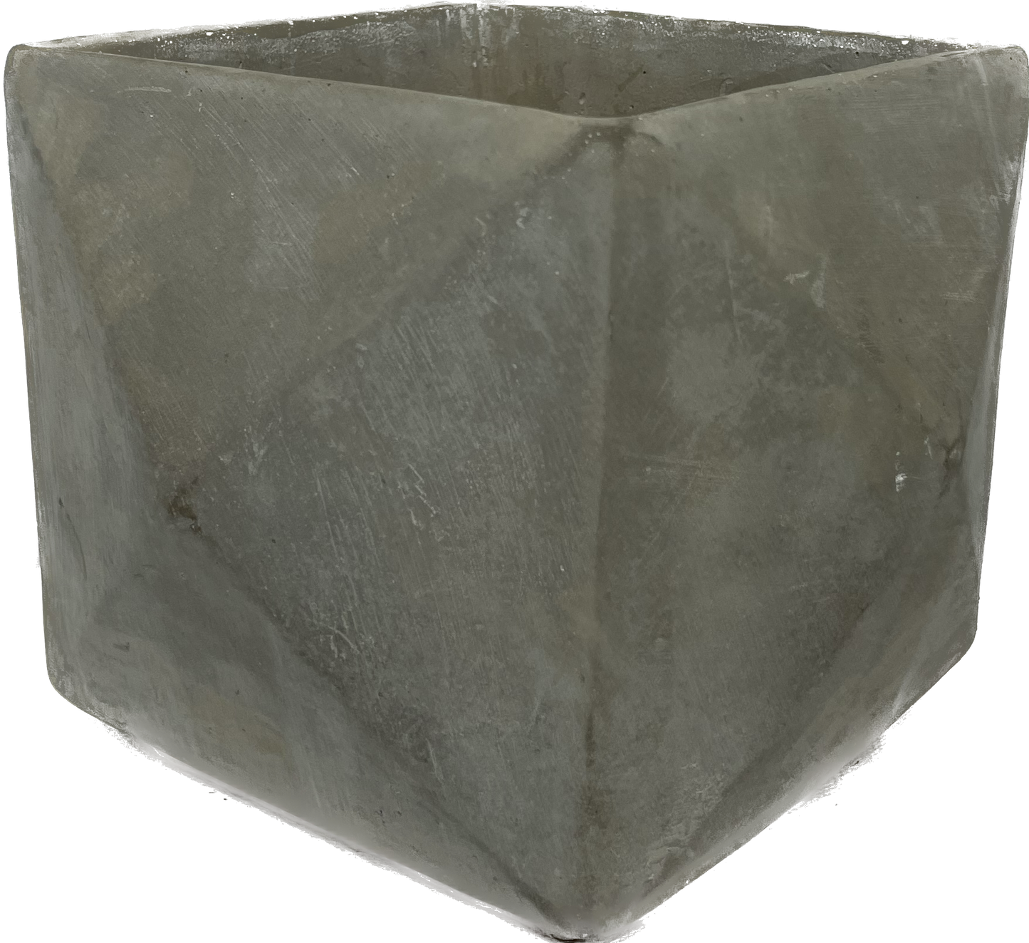 Luxe Square Concrete Planter, Large