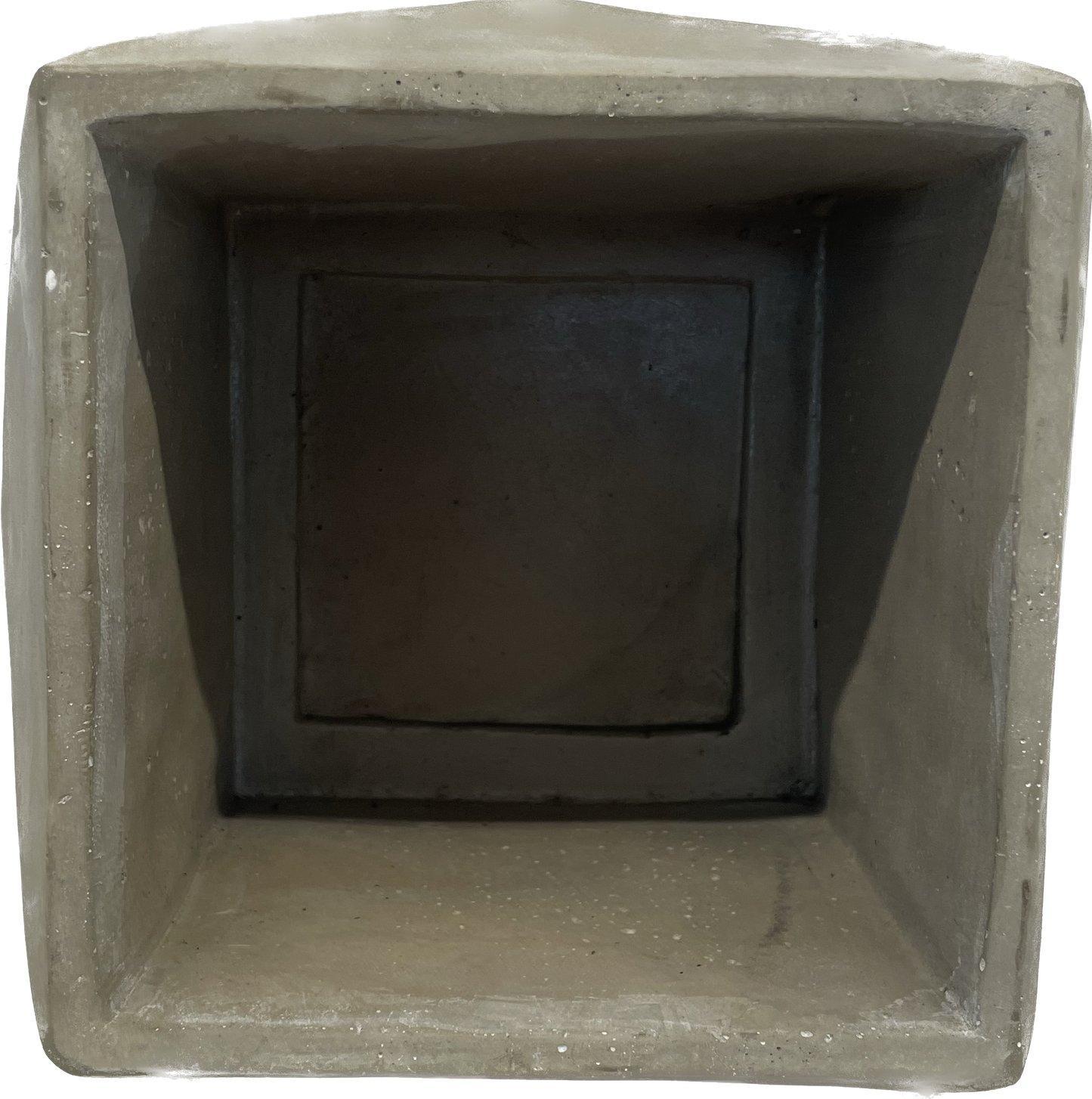 Luxe Square Concrete Planter, Large