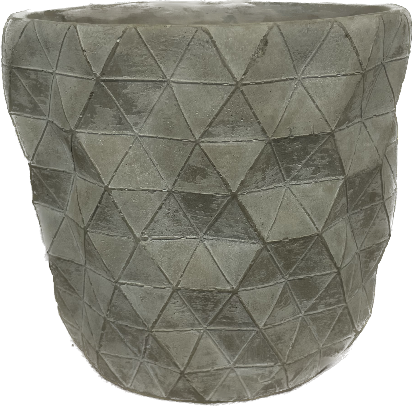 Short Geometrix Concrete Planter